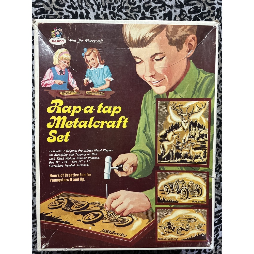 VTG Rap- A -Tap MetalCraft Set Vintage Used Condition! Made In USA 1970s